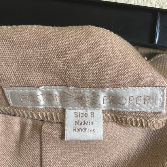 Boston Proper Beige Zip Shorts - Picture 5 of 5